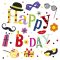 Happy Birthday Funny szalvéta 20 db-os 33x33 cm