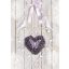 Levendula Heart A/4 gumis mappa