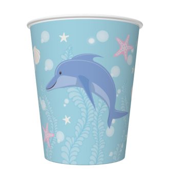 Sellő Pastel papír pohár 8 db-os 250 ml