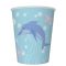Sellő Pastel papír pohár 8 db-os 250 ml