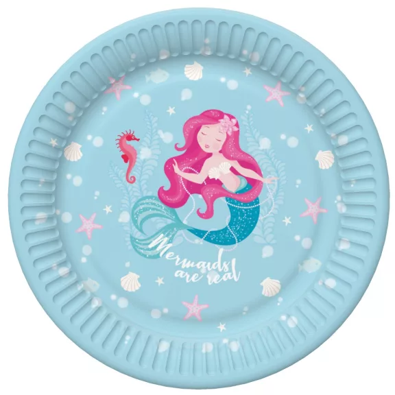 Sellő Pastel papírtányér 8 db-os 22,7 cm Sellő Pastel papírtányér 8 db-os 22,7 cm