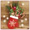 Karácsonyi Glove Full of Xmas szalvéta 20 db-os 33x33 cm