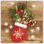 Karácsony Glove Full of Xmas szalvéta 20 db-os 33x33 cm