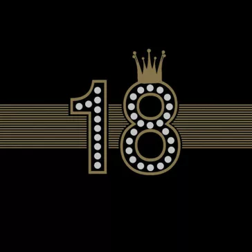   Happy Birthday 18 Hollywood Style szalvéta 20 db-os 33x33 cm