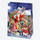 Karácsonyi Toyland papír ajándéktasak, ajándékzacskó 23x32x11 cm Karácsonyi Toyland papír ajándéktasak, ajándékzacskó 23x32x11 cm