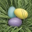 Húsvét Pastel Eggs in Grass szalvéta 20 db-os 33x33 cm