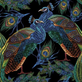 Állatos Peacocks with Feathers szalvéta 20 db-os 33x33 cm