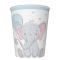 Baby elefánt Blue Balloon papír pohár 8 db-os 250 ml