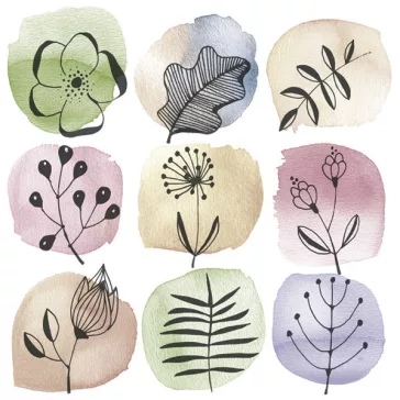 Virág Flora Stamps szalvéta 20 db-os 33x33 cm