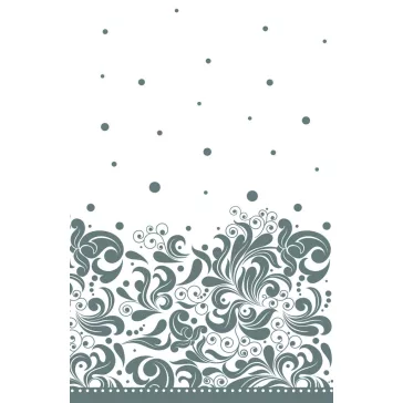 Díszes Silver papír asztalterítő 120x180 cm