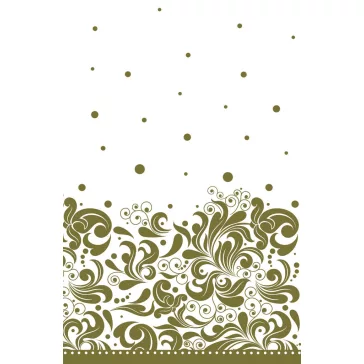 Díszes Gold papír asztalterítő 120x180 cm
