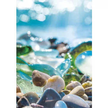 Természet Sea Glass A/4 gumis mappa