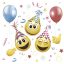 Smiley Icons&Balloons szalvéta 20 db-os 33x33 cm