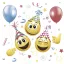 Smiley Icons&Balloons szalvéta 20 db-os 33x33 cm