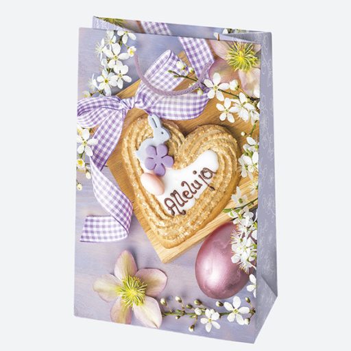 Húsvét Eggs papír ajándéktasak, ajándékzacskó 16x24x7 cm