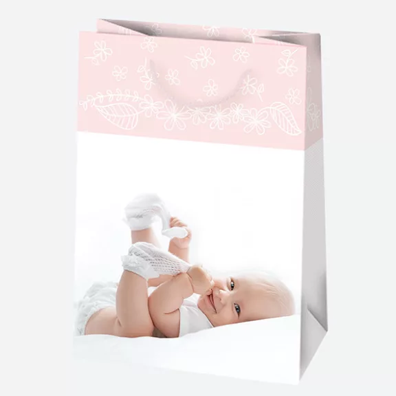 Baba Little Blessings papír ajándéktasak, ajándékzacskó 23x32x11 cm