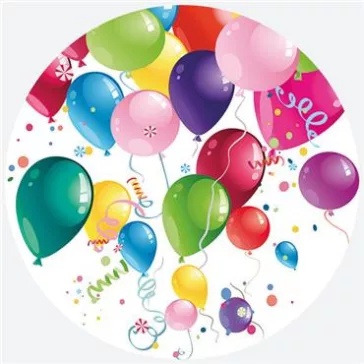 Lufis Party papírtányér 8 db-os 22,7 cm