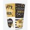 Happy Birthday Golden papír pohár 8 db-os 250 ml
