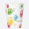 Színes lufis Balloons papír pohár 8 db-os 250 ml