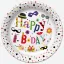 Happy Birthday Funny papírtányér 8 db-os 18 cm