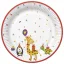 Állatos Cute Party papírtányér 8 db-os 22,7 cm