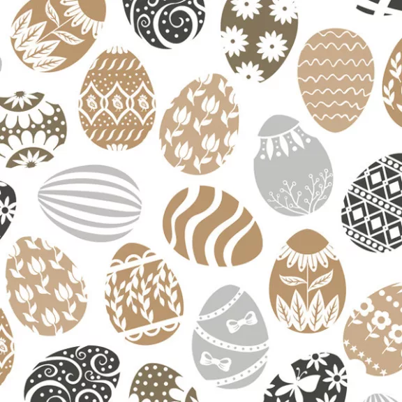 Húsvét Elegant Eggs szalvéta 20 db-os 25x25 cm Húsvét Elegant Eggs szalvéta 20 db-os 25x25 cm