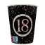 Happy Birthday 18 Rose Gold papír pohár 8 db-os 250 ml