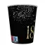 Happy Birthday 18 Golden Champagne papír pohár 8 db-os 250 ml