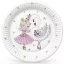 Balett, Balerina With Swan papírtányér 8 db-os 18 cm