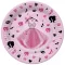 Lányos Party Dress papírtányér 8 db-os 18 cm