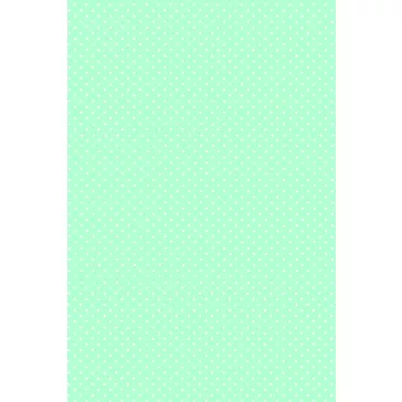 Menta zöld White Dots papír asztalterítő 120x180 cm