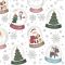 Karácsonyi Snow Globes szalvéta 20 db-os 33x33 cm