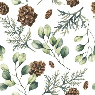 Virág Eucalyptus with Cones szalvéta 20 db-os 33x33 cm