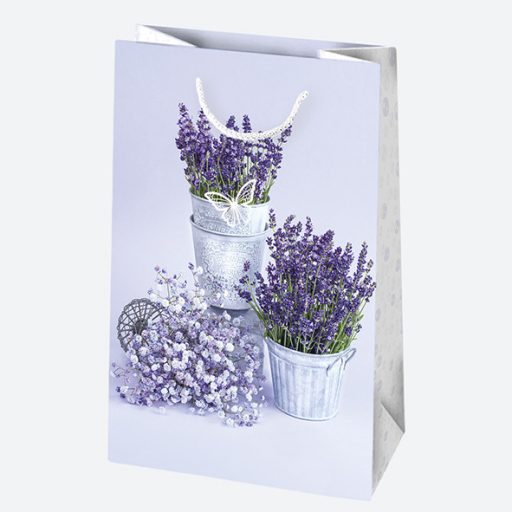 Virág Bouquets papír ajándéktasak, ajándékzacskó 16x24x7 cm