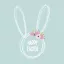 Húsvét Graphic Bunny szalvéta 20 db-os 33x33 cm