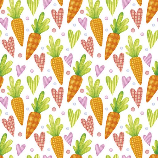 Húsvét Sweet Carrots szalvéta 20 db-os 33x33 cm