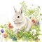 Húsvét Little Bunny szalvéta 20 db-os 33x33 cm