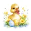 Húsvét Cute Baby Duck szalvéta 20 db-os 25x25 cm