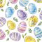 Húsvét Watercolour Eggs szalvéta 20 db-os 25x25 cm