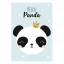 Panda Crown A/4 gumis mappa