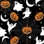 Halloween Scary Black szalvéta 20 db-os 33x33 cm