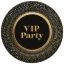 Party Gold VIP papírtányér 8 db-os 18 cm