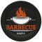 Barbecue Party papírtányér 8 db-os 18 cm