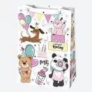 Színes Party papír ajándéktasak, ajándékzacskó 23x32x11 cm Színes Party papír ajándéktasak, ajándékzacskó 23x32x11 cm