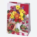 Virág Bouquet papír ajándéktasak, ajándékzacskó 23x32x11 cm