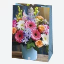 Virág Bouquet papír ajándéktasak, ajándékzacskó 23x32x11 cm