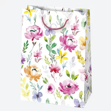   Virág Blossom papír ajándéktasak, ajándékzacskó 23x32x11 cm