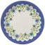 Hímzés Folk papírtányér 8 db-os 22,7 cm