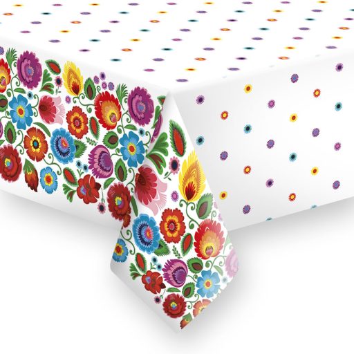Színes Cutout papír asztalterítő 120x180 cm