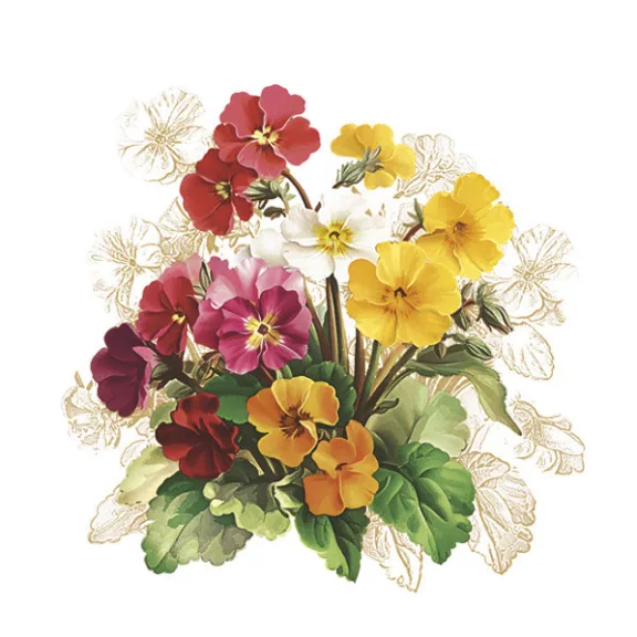 Virág Vintage Primrose szalvéta 20 db-os 33x33 cm Virág Vintage Primrose szalvéta 20 db-os 33x33 cm